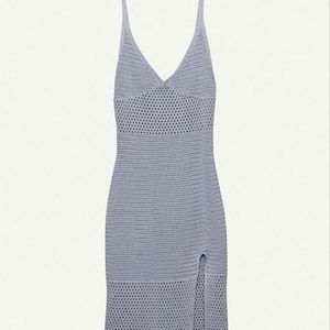 Aritzia Evie Crochet Midi Dress XXS Pale Violet NWT🌺🌞